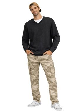 Sebastian Cooper Charcoal Cotton Cashmere V-Neck Sweater – Size Medium EUC